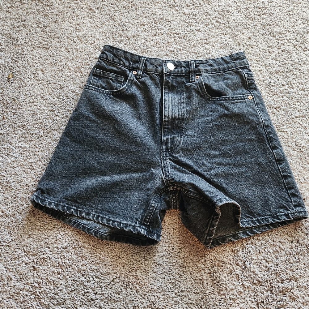 Zara Black Jean Shorts for Women